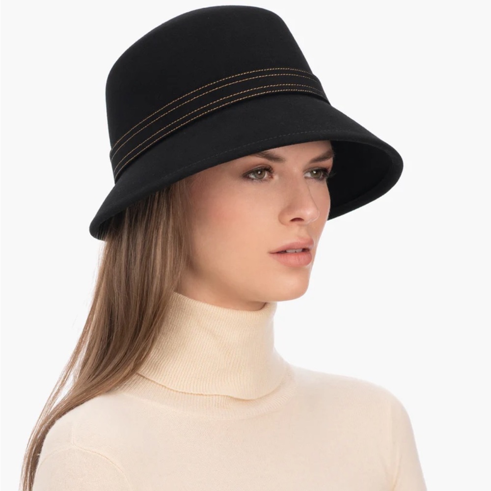 Eric Javits Anna Wool and Cashmere Cloche NWOT
